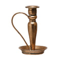 Load image into Gallery viewer, Metal Chamberstick, Copper Finish
