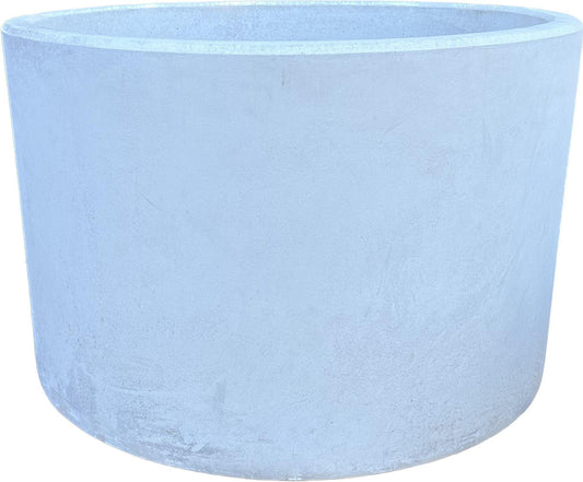 white cylinder pot 34"