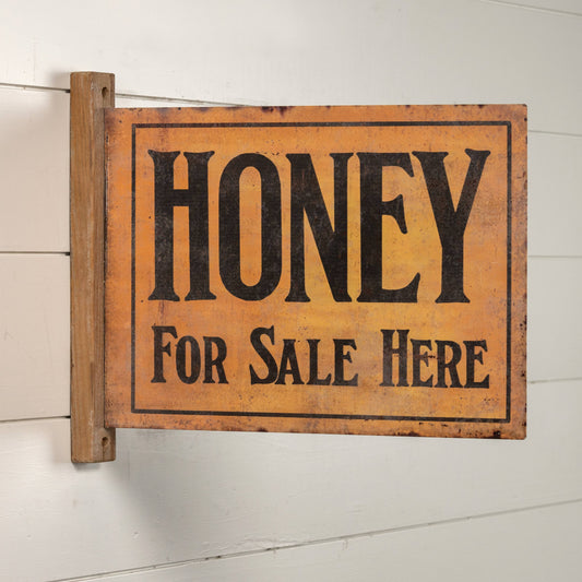 18.5" TWO-SIDED HONEY FOR SALE SIGN