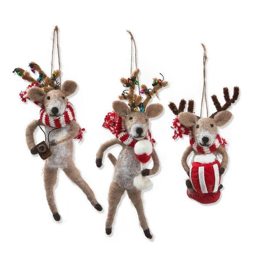 Reindeer Ornament Assortment