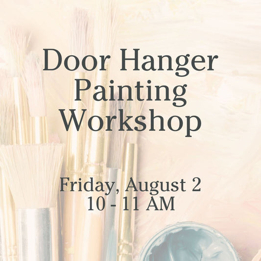Back-To-School Door Hanger Painting Workshop