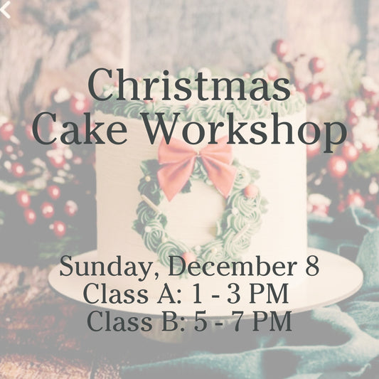 Christmas Cake Workshop