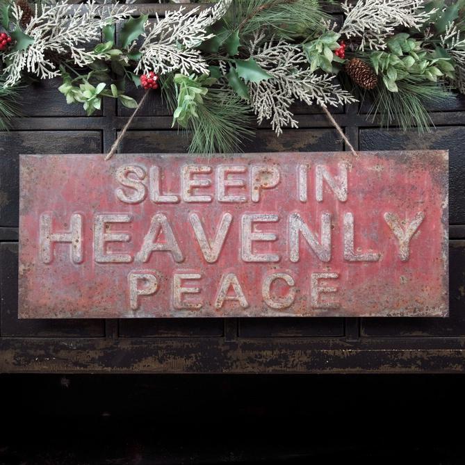 Sleep in Heavenly Peace Sign