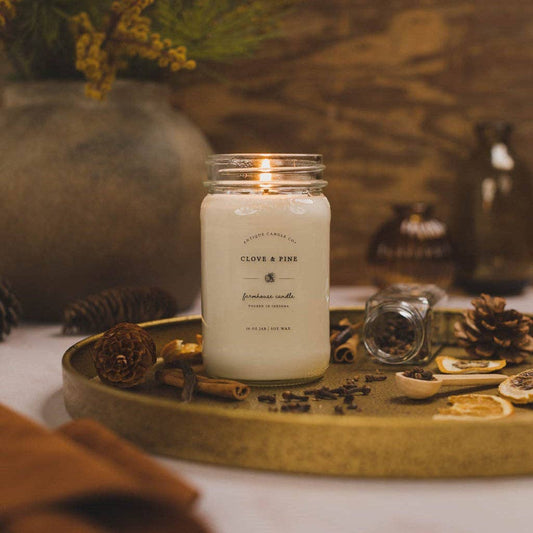 Candle, Clove & Pine