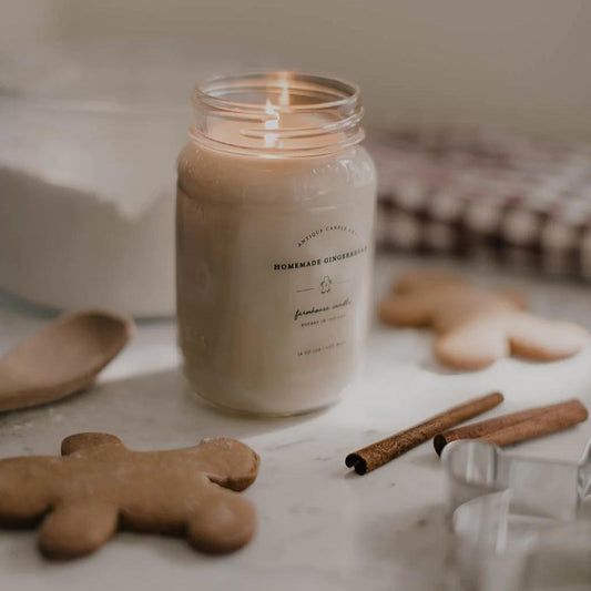 Candle, Homemade Gingerbread