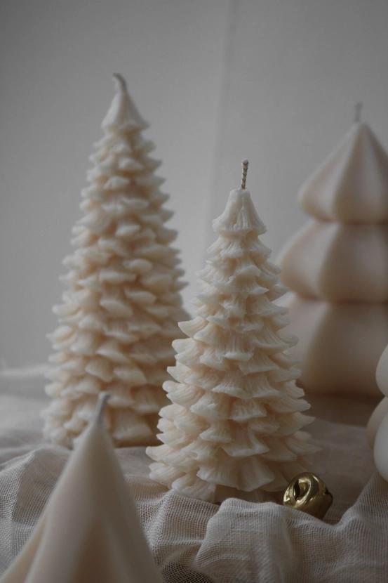 Candle, Traditional Pine Christmas Tree