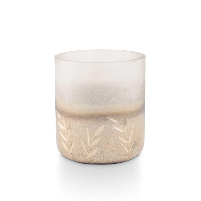 Candle, Balsam & Cedar Frosted Glass