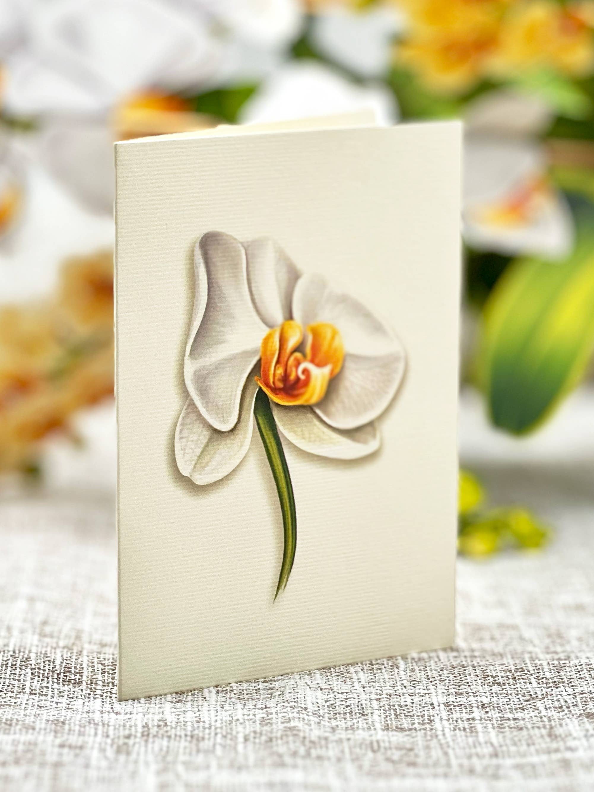 Serenity Orchid (8 Pop-up Greeting Cards)