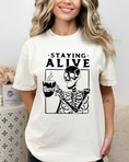 Load image into Gallery viewer, Staying Alive Skeleton T-Shirt
