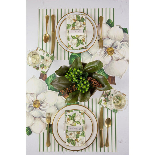 Placemat, Green Ribbon Stripe