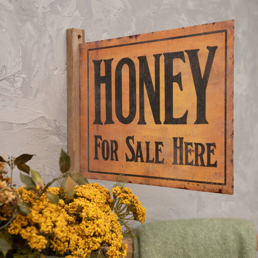 18.5" TWO-SIDED HONEY FOR SALE SIGN