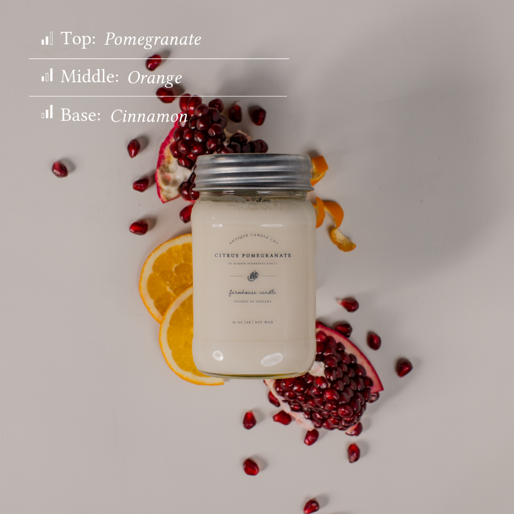 Candle, Citrus Pomegranate