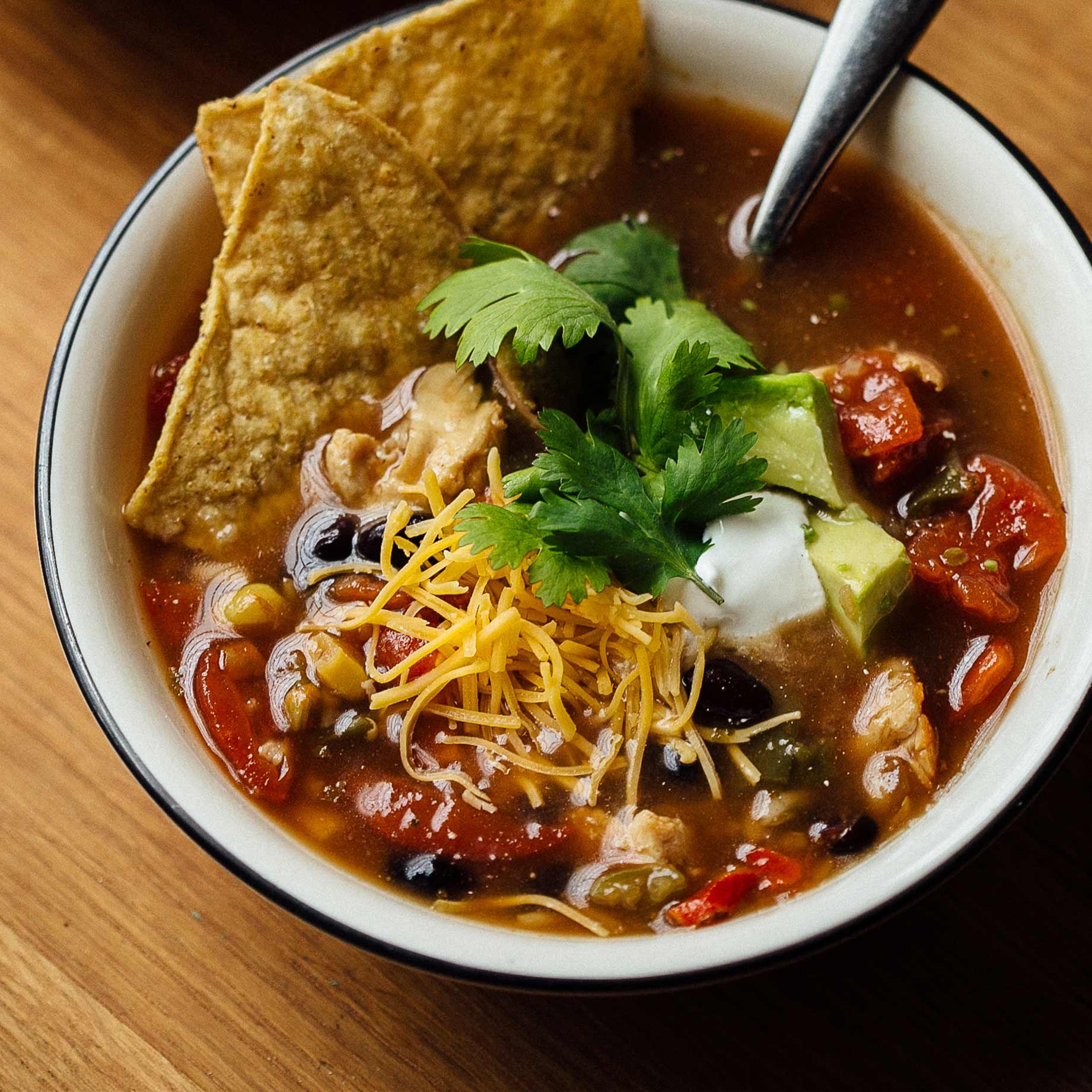 Spicy Tortilla Soup