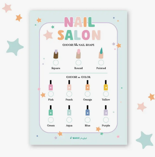 Pretend Play, Nail Salon Notepad