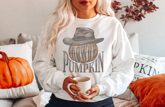 Sweatshirt, Howdy Pumpkin