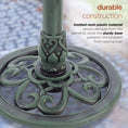 Load image into Gallery viewer, Alpine Corporation Tiered Pedestal Fish Fountain Birdbath
