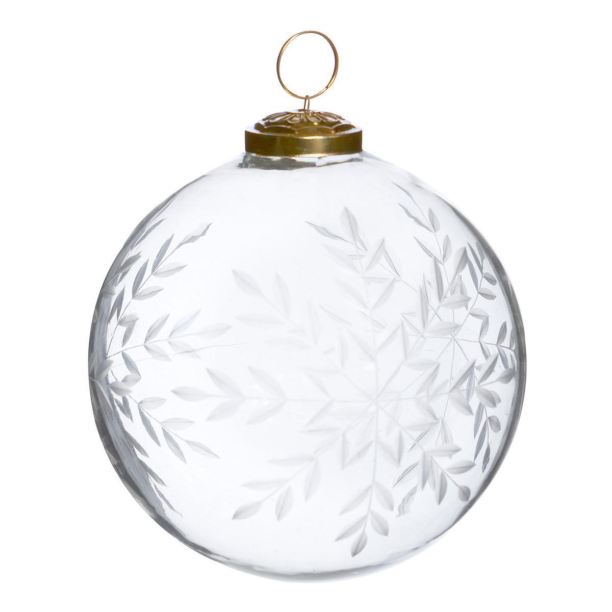 Ornament, Snowflake Engraved