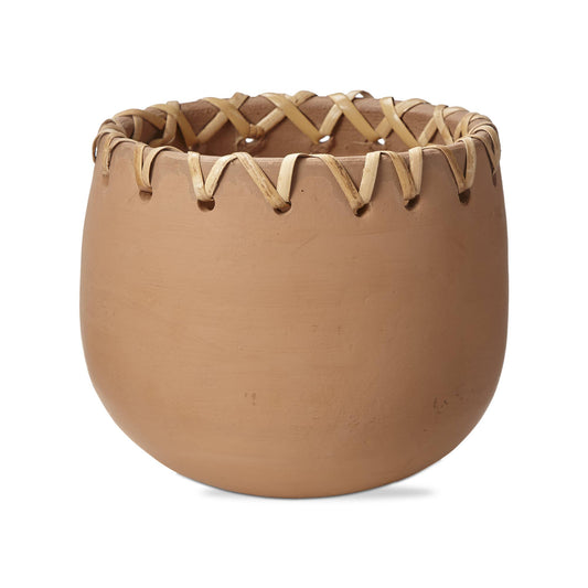 Basketweave Rim Planter