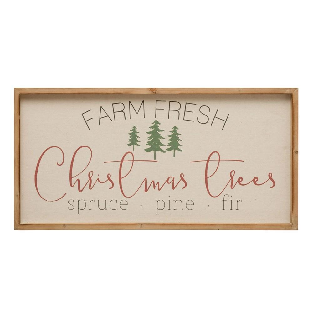 Wall Decor, "Farm Fresh Christmas Trees"