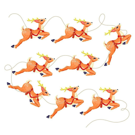 Eight Tiny Reindeer Bunting