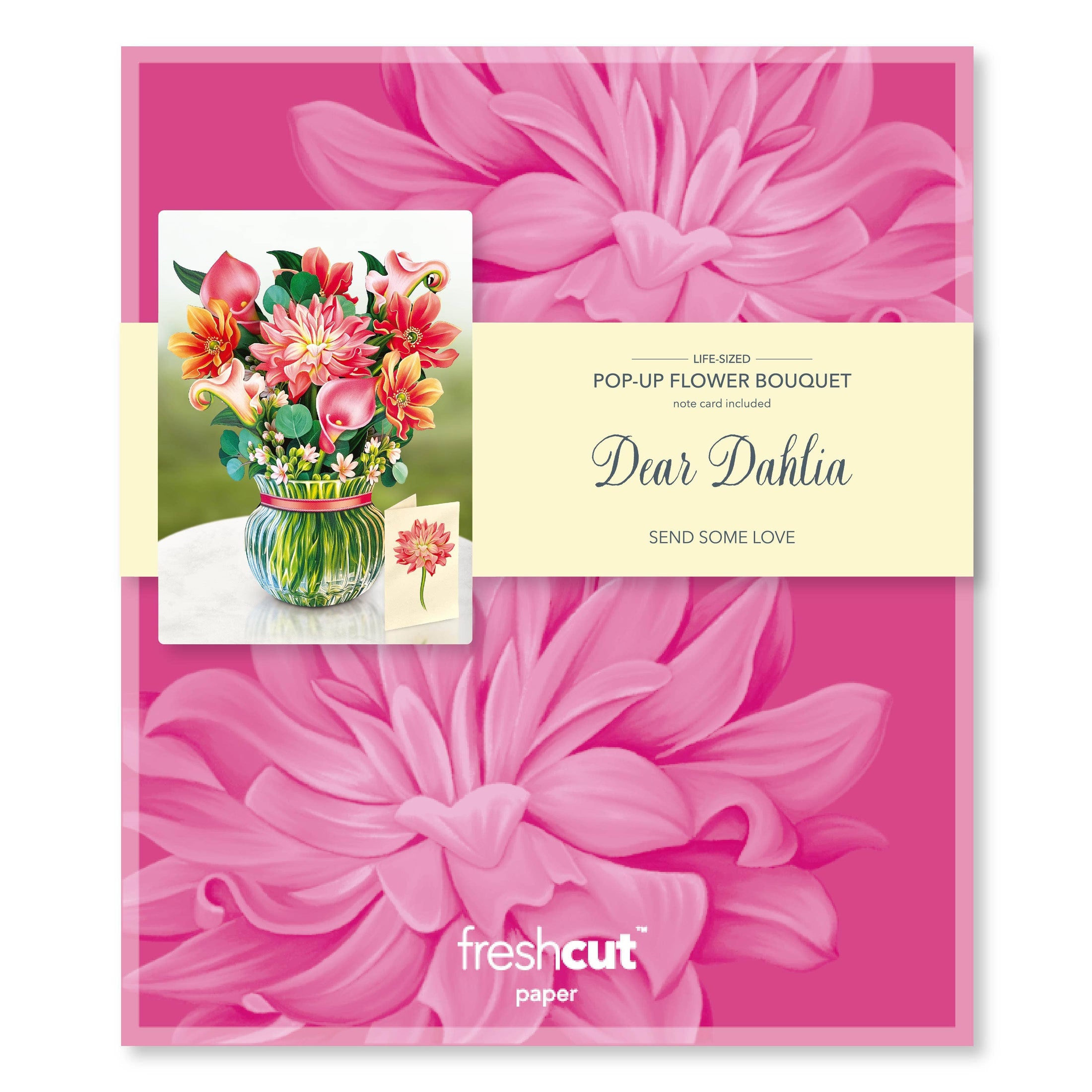 Dear Dahlia (8 Pop-up Greeting Cards)