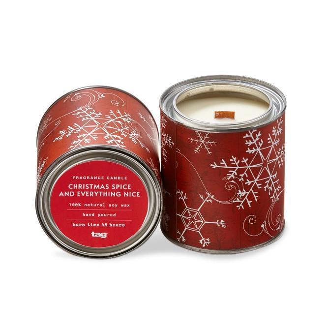 Candle, Christmas Spice Everything Nice Tin