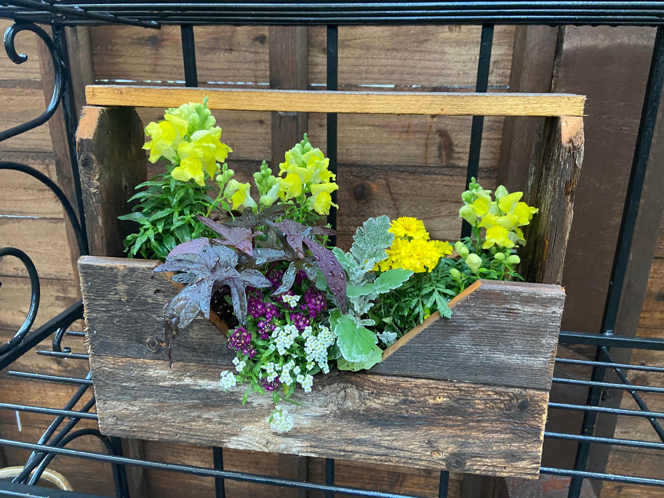 Spring Wooden Arrangement