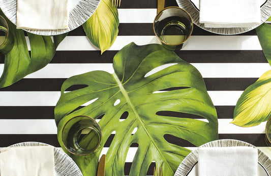 Placemat, Die Cut Leaf Monstera