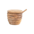 Load image into Gallery viewer, Salt Cellar, Carved Mango Wood w/Spoon
