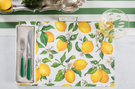 Placemat, Lemons