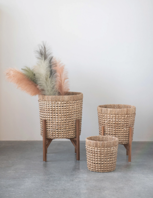 Hand Woven Planter, 3 Styles