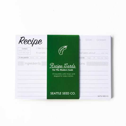 Modern Recipe Cards