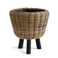 Load image into Gallery viewer, Plant Riser, Woven Rattan Dry Basket
