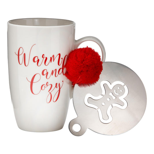 Mug & Stencil Set