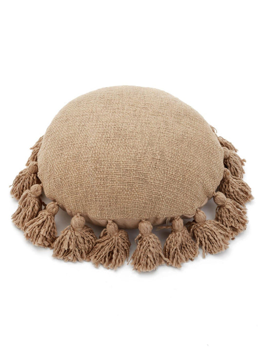 Round Hand Woven Cushion