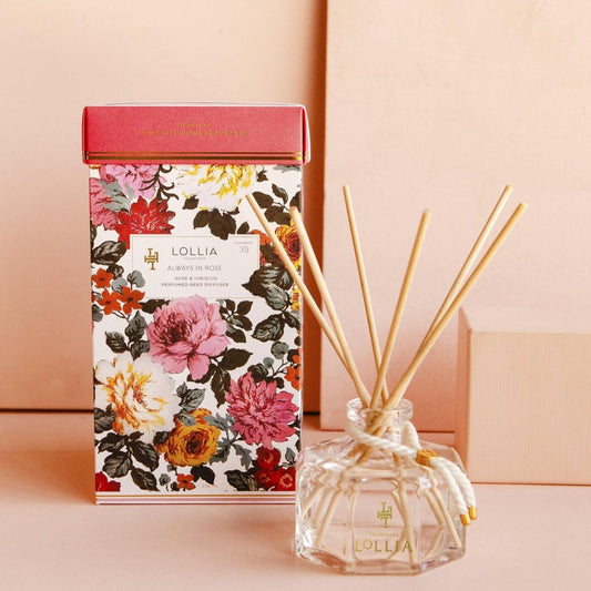 Perfumed Reed Diffuser, Always in Rose