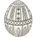 Load image into Gallery viewer, Placemat, Die Cut Coloring Easter Egg
