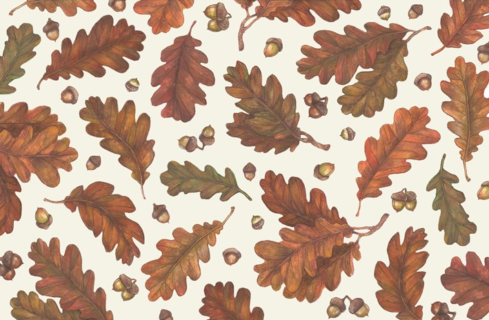 Placemat, Autumn Leaves