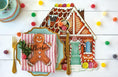 Load image into Gallery viewer, Placemat, Die-Cut Gingerbread House

