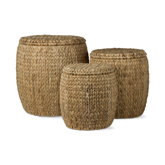 WATER HYACINTH OTTOMAN