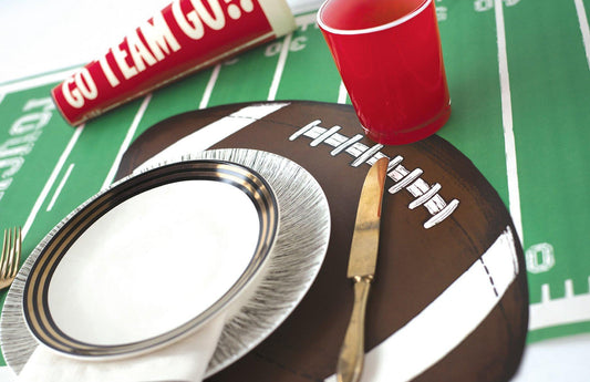 Placemat, Die Cut Football