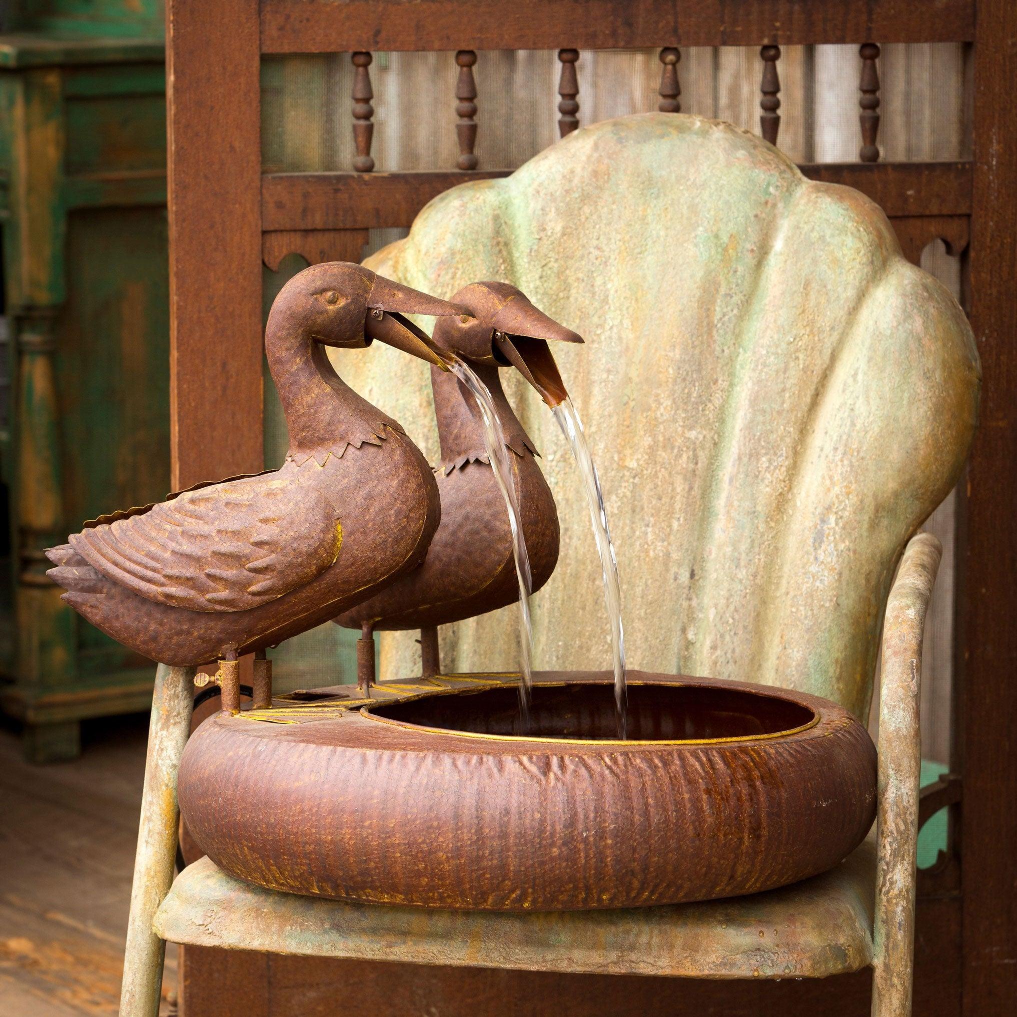 Fountain, Folk Art Duck