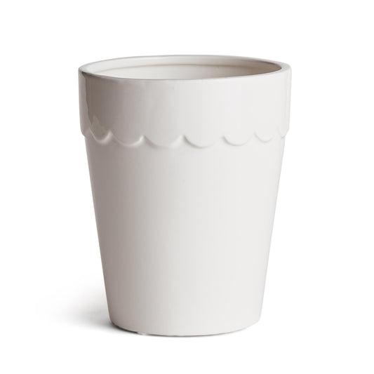 Cachepot, Mirabelle Scalloped Tapered