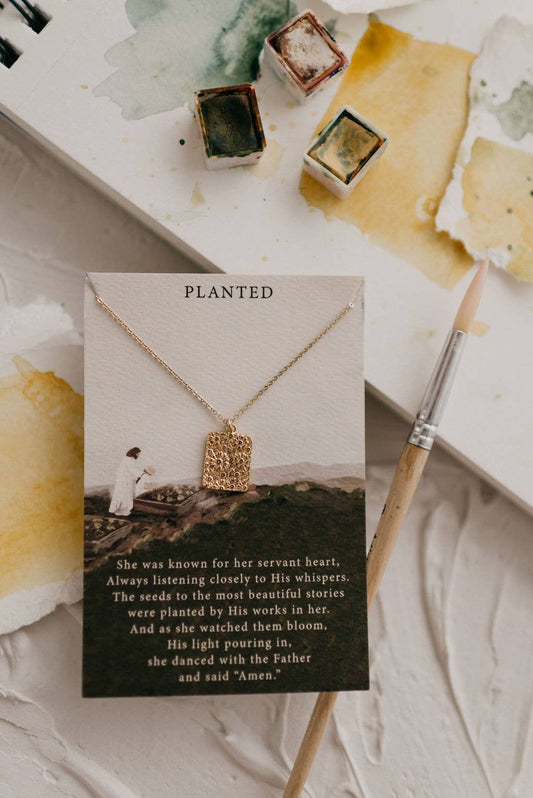 Planted  | Christian Necklace | Minimal Jewelry | Gift