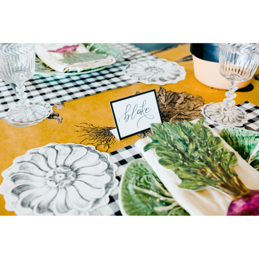 Place Card, Black Frame