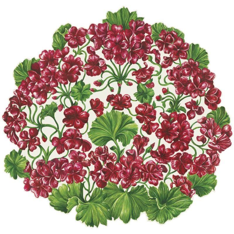 Placemat, Die Cut Geranium