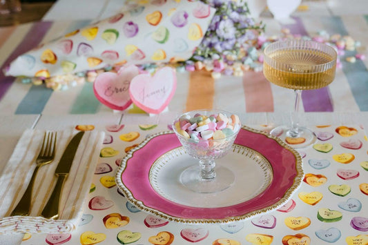 Placemat, Conversation Hearts