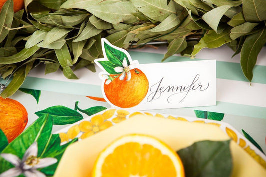 Place Card, Orange Orchard