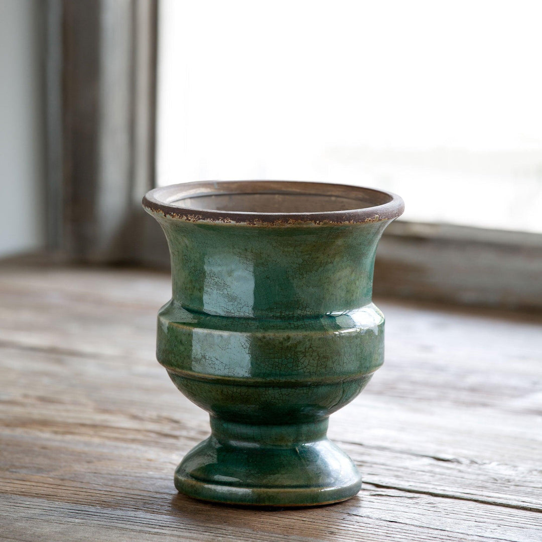 Urn, Classic Emerald Glazed