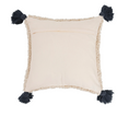 Load image into Gallery viewer, Pillow, Cotton Punch Hook w/Bee & Tassels
